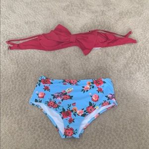 Romwe High Waisted Bikini - Size Large NEVER WORN